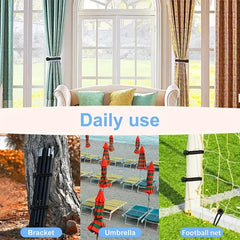 50pcs Ball Bungee Cords Tarp Canopy Bungee Balls Heavy Duty Tie Down Cord