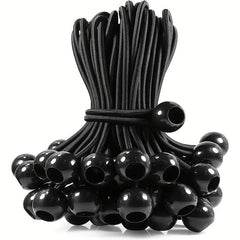 50pcs Ball Bungee Cords Tarp Canopy Bungee Balls Heavy Duty Tie Down Cord
