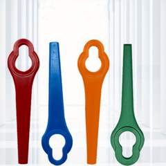 25pcs Plastic Blades for Lawn Mowers & Grass Trimmers - Random Color