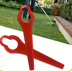 25pcs Plastic Blades for Lawn Mowers & Grass Trimmers - Random Color