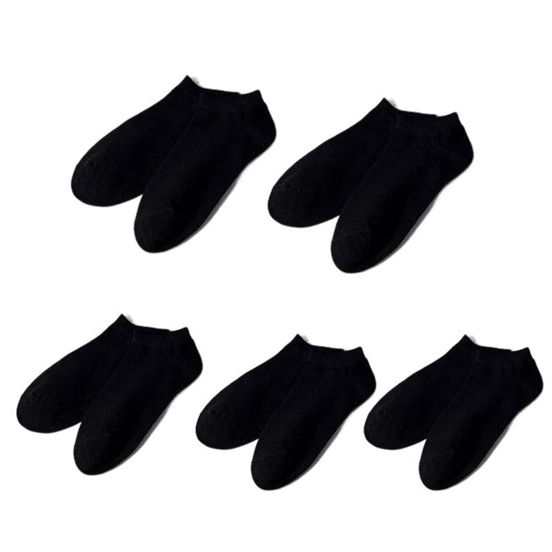 5 Pairs Women's Comfortable Ankle Socks Sweat Absorbing Invisible Socks