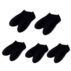 5 Pairs Women's Comfortable Ankle Socks Sweat Absorbing Invisible Socks
