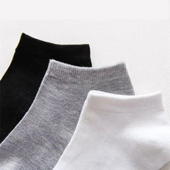 5 Pairs Women's Comfortable Ankle Socks Sweat Absorbing Invisible Socks
