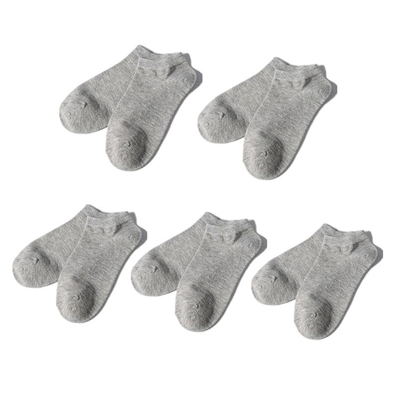 5 Pairs Women's Comfortable Ankle Socks Sweat Absorbing Invisible Socks