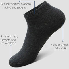 5 Pairs Women's Comfortable Ankle Socks Sweat Absorbing Invisible Socks