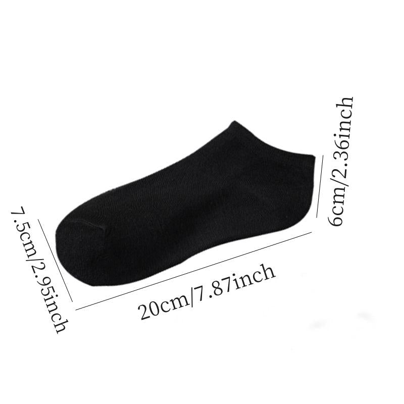5 Pairs Women's Comfortable Ankle Socks Sweat Absorbing Invisible Socks