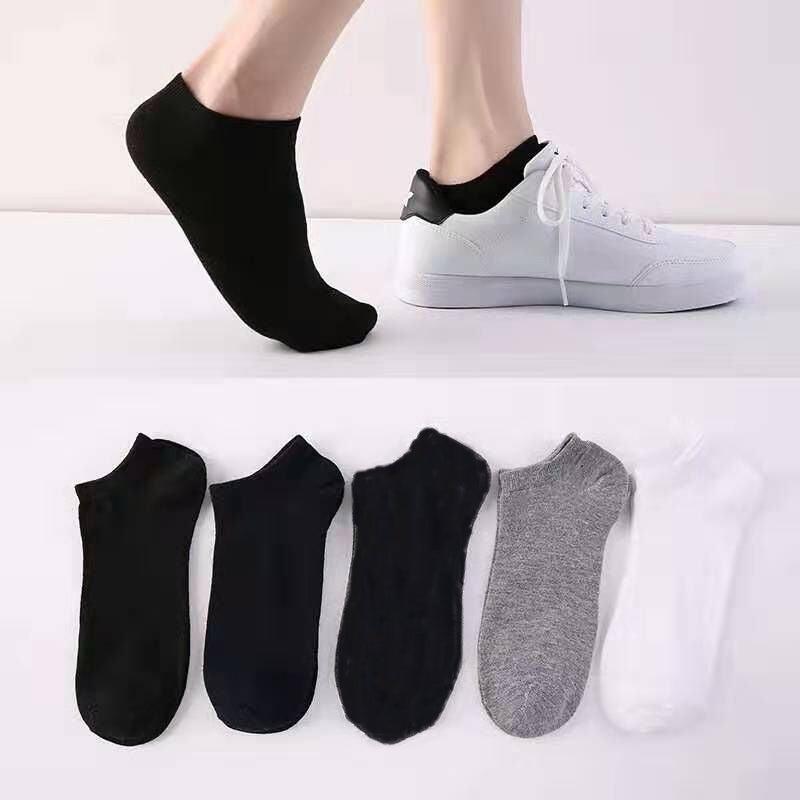 5 Pairs Women's Comfortable Ankle Socks Sweat Absorbing Invisible Socks