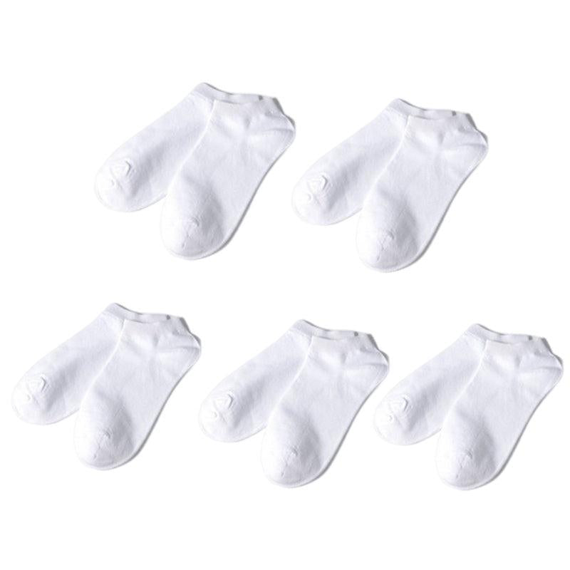 5 Pairs Women's Comfortable Ankle Socks Sweat Absorbing Invisible Socks