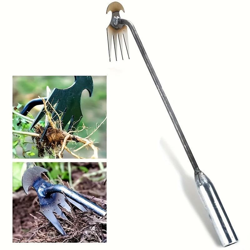 Manganese Steel 4-Tooth Weeding Tool