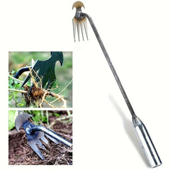 Manganese Steel 4-Tooth Weeding Tool