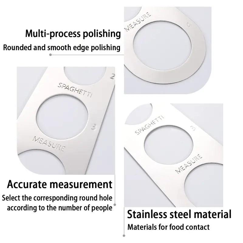 2PCS Stainless Steel Spaghetti Measurer Kitchen Tool