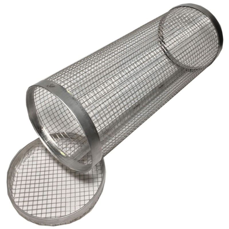 Stainless Steel Rolling Basket BBQ Grill Grate for Outdoor Cooking