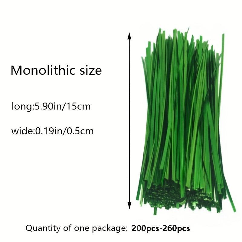 200pcs Garden Twist Ties Rattan Tie Binding Flower Holder Garden Twine