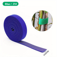 3pcs Plant Ties Nylon Bandage Tie Garden Tape Hook Loop Support 2m