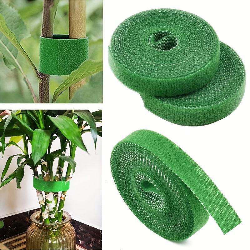 3pcs Plant Ties Nylon Bandage Tie Garden Tape Hook Loop Support 2m