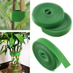 3pcs Plant Ties Nylon Bandage Tie Garden Tape Hook Loop Support 2m
