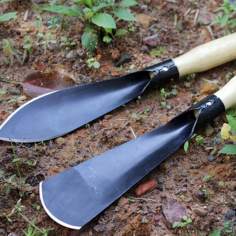 2pcs Digging Vegetables Shovel Gardening Planting Soil Agricultural Tool Set