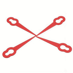 50pcs Red Plastic Lawn Mower Blade Replacement