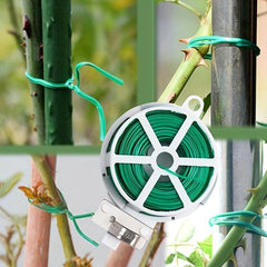 Green Plastic Garden Twine for Climbing Plants 98ft