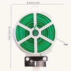 Green Plastic Garden Twine for Climbing Plants 98ft
