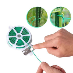 Green Plastic Garden Twine for Climbing Plants 98ft