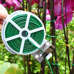Green Plastic Garden Twine for Climbing Plants 98ft