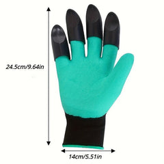 Garden Gloves With Claws - Protect Fingers & Nails - Dig, Plant, Weed, Seed