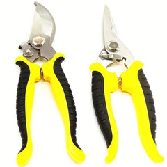2pcs Pruning Shears Garden Trimming Scissors Tree Trimmers High Carbon Steel