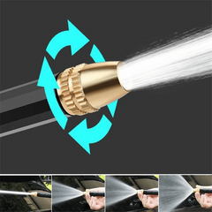 High Pressure Water Hose Nozzle Long Spray Nozzle Garden Washer