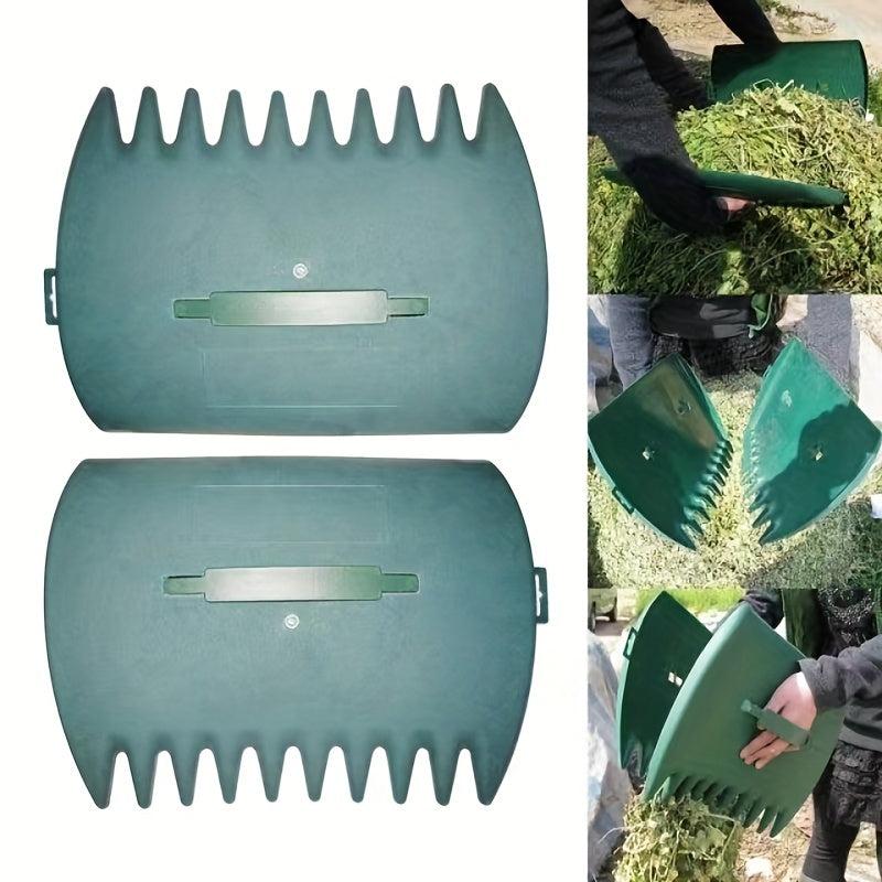 Garden Rakes Leaf Rake Scoops Garden Cleaning Rubbish Leaf Collector Grabs
