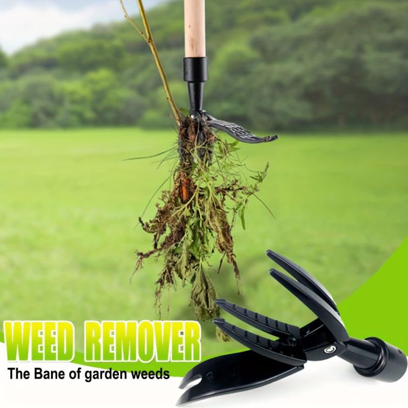 Stand Up Weed Puller Feet Manual Tool Heavy Duty Claw Head for Gardening