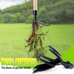 Stand Up Weed Puller Feet Manual Tool Heavy Duty Claw Head for Gardening