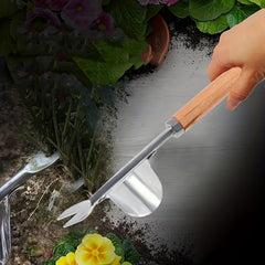 Stainless Steel Garden Weed Remover and Soil Loose Shovel