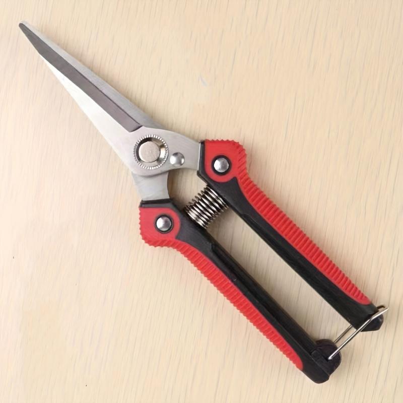 1pc Stainless Steel Pruning Shears For Gardening Hand Pruner Garden Scissors