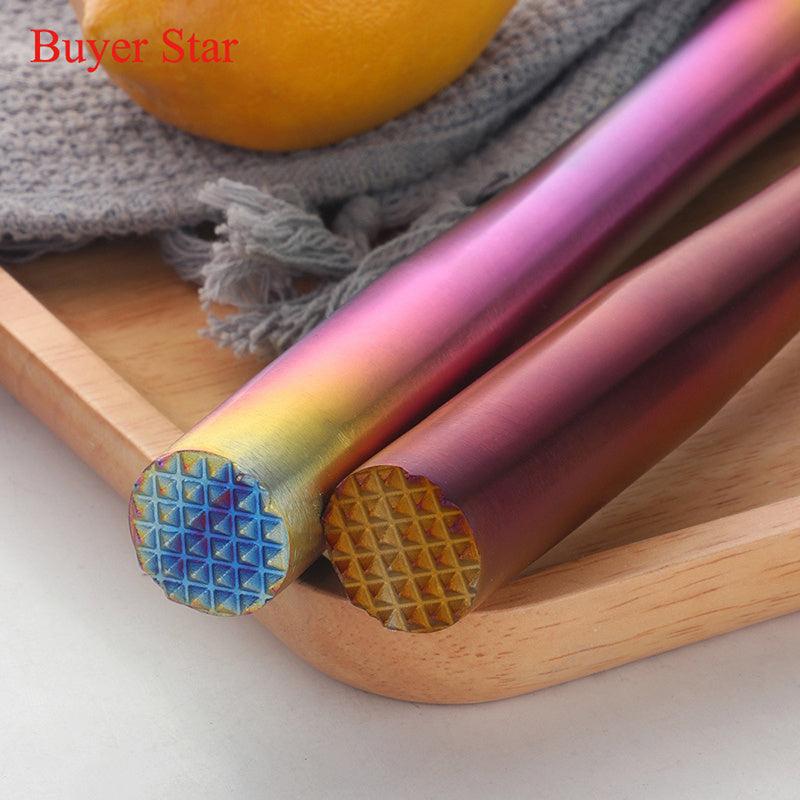 Stainless Steel Ice Muddler Cocktail Shaker DIY Barware Tool