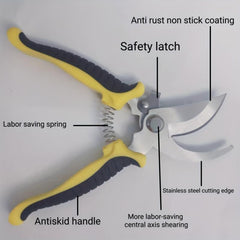 Stainless Steel Garden Pruning Shears for Fruit Pedicels