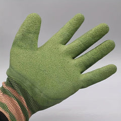 Breathable Rubber Coated Garden Gloves - Medium Size