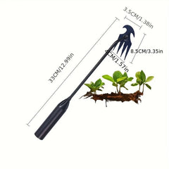 1pc Garden Weeding Tool Manganese Steel Weed Puller Hand Remover