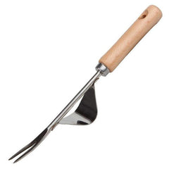 Garden Weeding Fork Wooden Handle Household Gardening Hand Tool