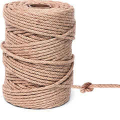 20M Yellow Hemp Rope Natural Decorative Brown Heavy Packaging Material