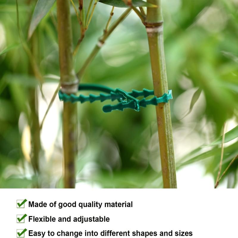100pcs Adjustable Plant Ties for Shrubs & More