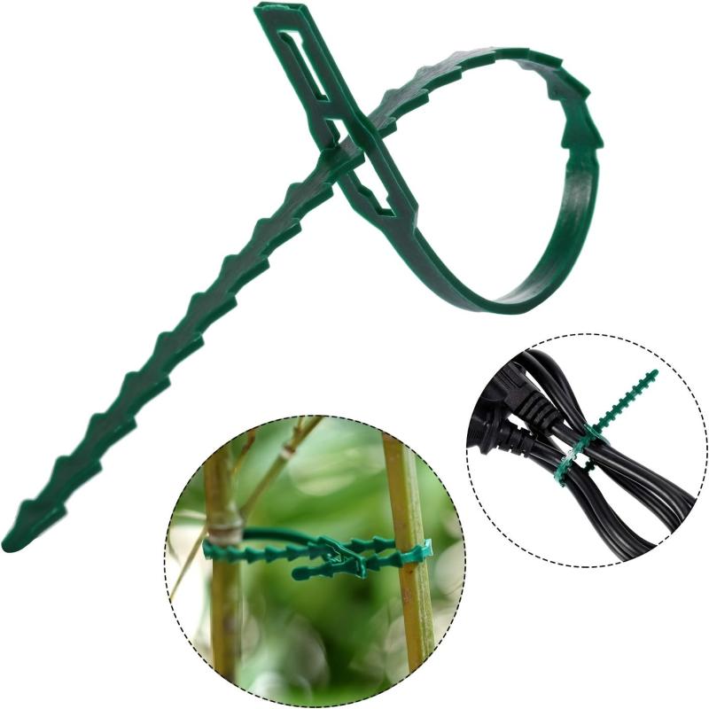100pcs Adjustable Plant Ties for Shrubs & More