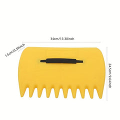 Leaf Litter Clamps Gardening Plastic Rake for Leaves Collection