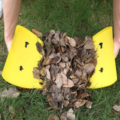 Leaf Litter Clamps Gardening Plastic Rake for Leaves Collection