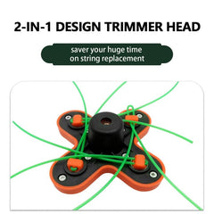 4 Line Lawn Mower Head Universal Trimmer Brush Cutter Weeding Head