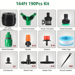 DIY Garden Drip Irrigation Hose Set - Automatic Watering System for Garden