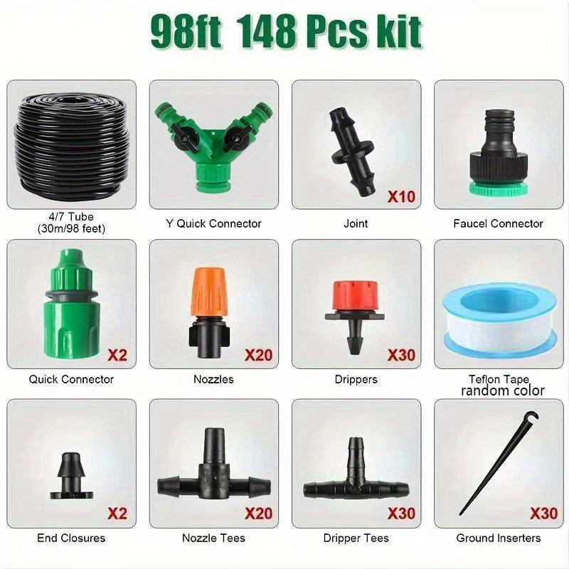 DIY Garden Drip Irrigation Hose Set - Automatic Watering System for Garden