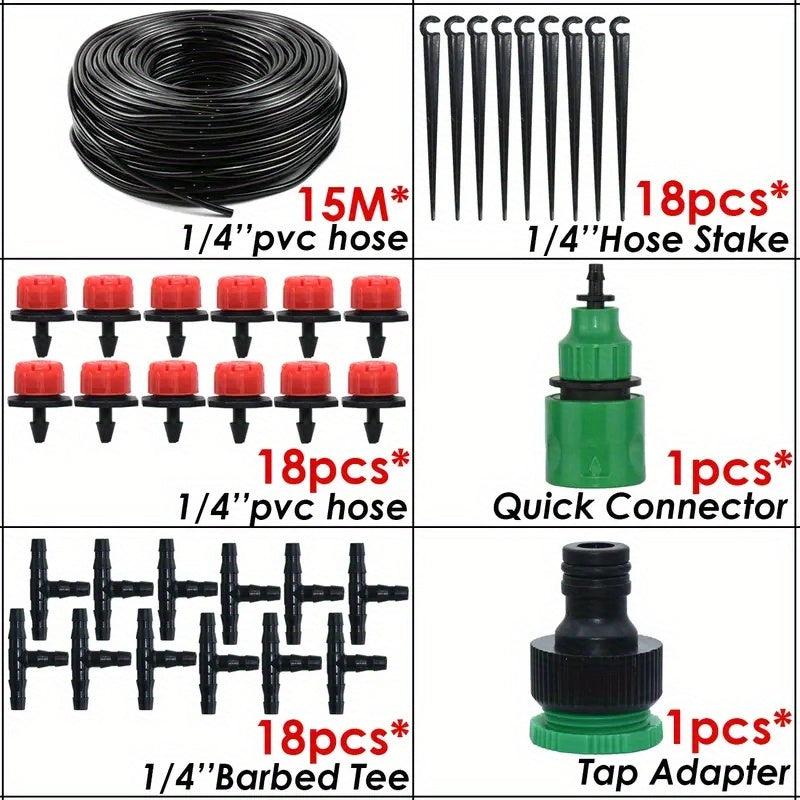 Automatic Drip Irrigation System for Garden Watering