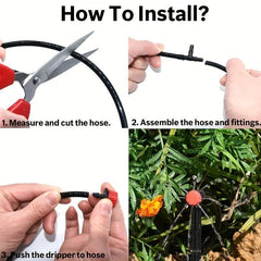 Automatic Drip Irrigation System for Garden Watering