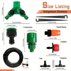 164Ft DIY Drip Irrigation System for Garden, Save Time & Water